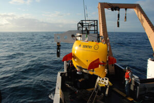 launch of an AUV